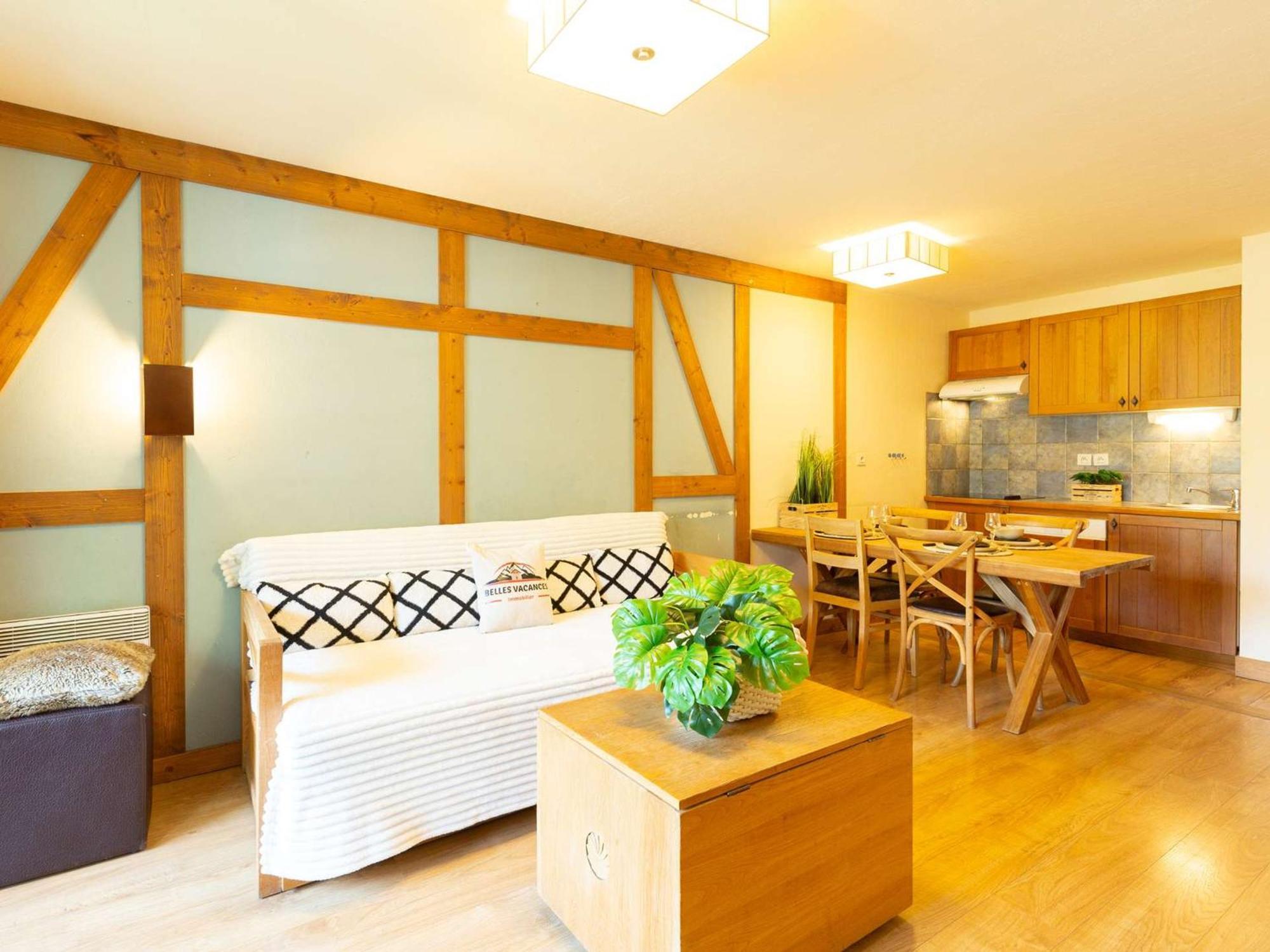 Appartement 10 Pers Avec Piscine, Sauna Et Parking En Centre-Ville De Saint-Lary-Soulan - Fr-1-296-394 Exteriör bild