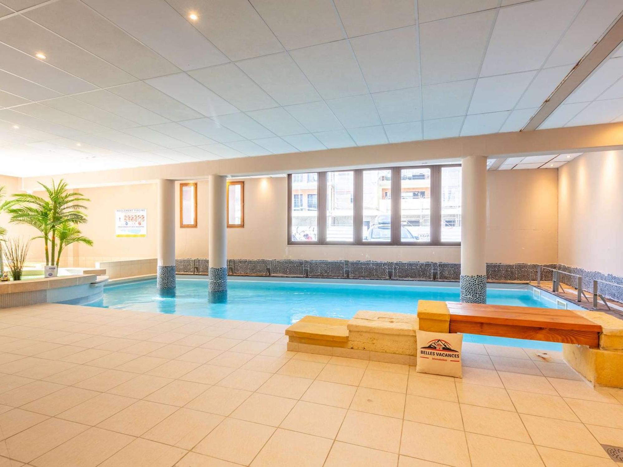 Appartement 10 Pers Avec Piscine, Sauna Et Parking En Centre-Ville De Saint-Lary-Soulan - Fr-1-296-394 Exteriör bild